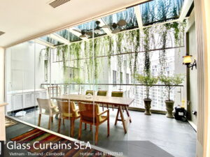 Cửa kính xếp trượt