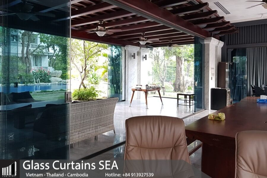 ý tưởng thiết kế cửa kính lùa trong không gian sống