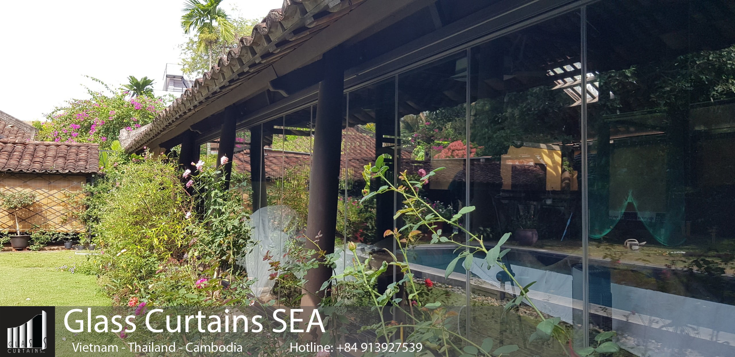 Cua kinh xep truot GlassCurtains nha co Sai Gon 14