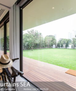 1 Brio pleated screen open