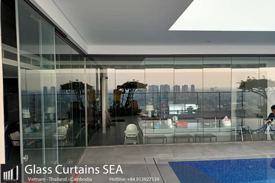 10 Mẫu lan can kính đẹp cho không gian sang trọng