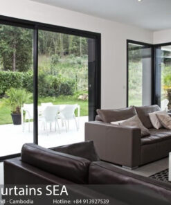 Cửa kính lùa 2 cánh 2 ray