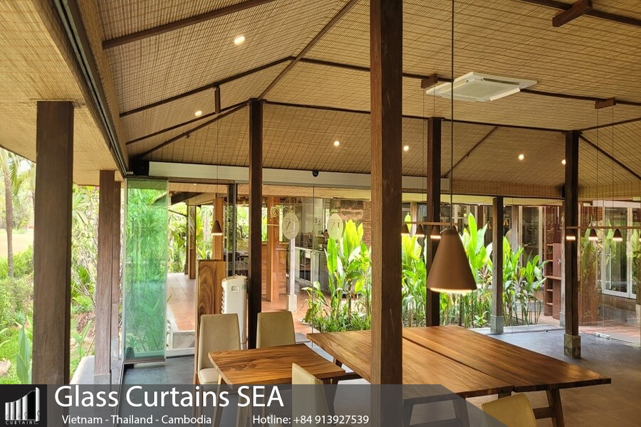 Lắp đặt cửa kính cường lực không khung tại Hà Nội