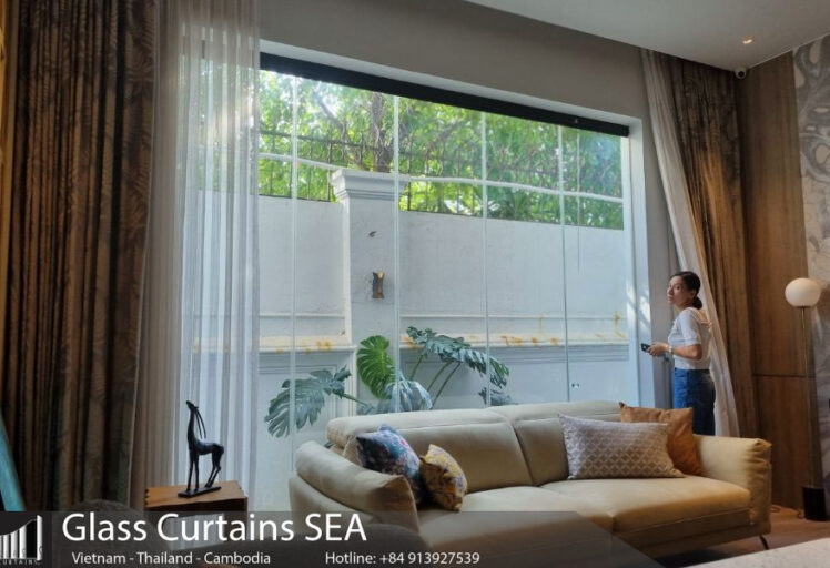 glass curtains sea 1